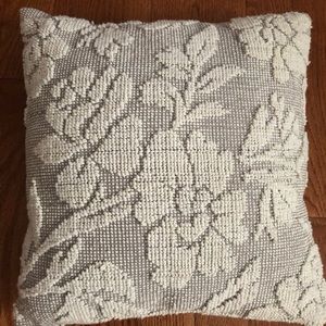 Gray Throw Pillow